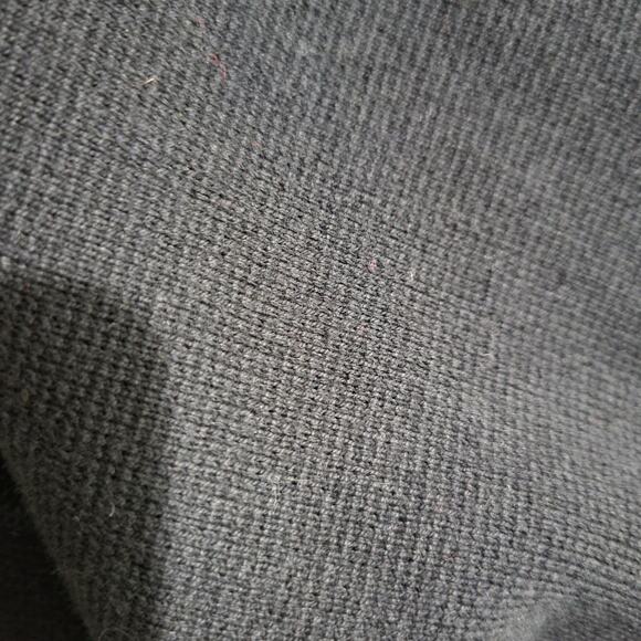 J Crew Factory Sweater Blazer Black Cardigan Knit Collared Cotton Pockets Medium - Picture 12 of 16